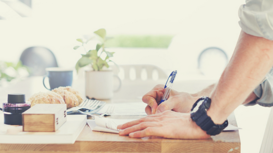 Gentleman Filling In A Homeschooling Registration Form
